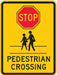 TrafficSign 24inx18in White/Yellow