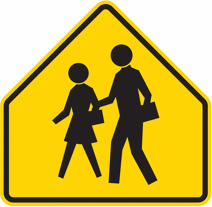 School Crossing Traffic Sign 24 x 24 