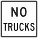 Traffic Sign 24 in x 24 in White