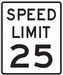 Traffic Sign 24 in x 18 in White