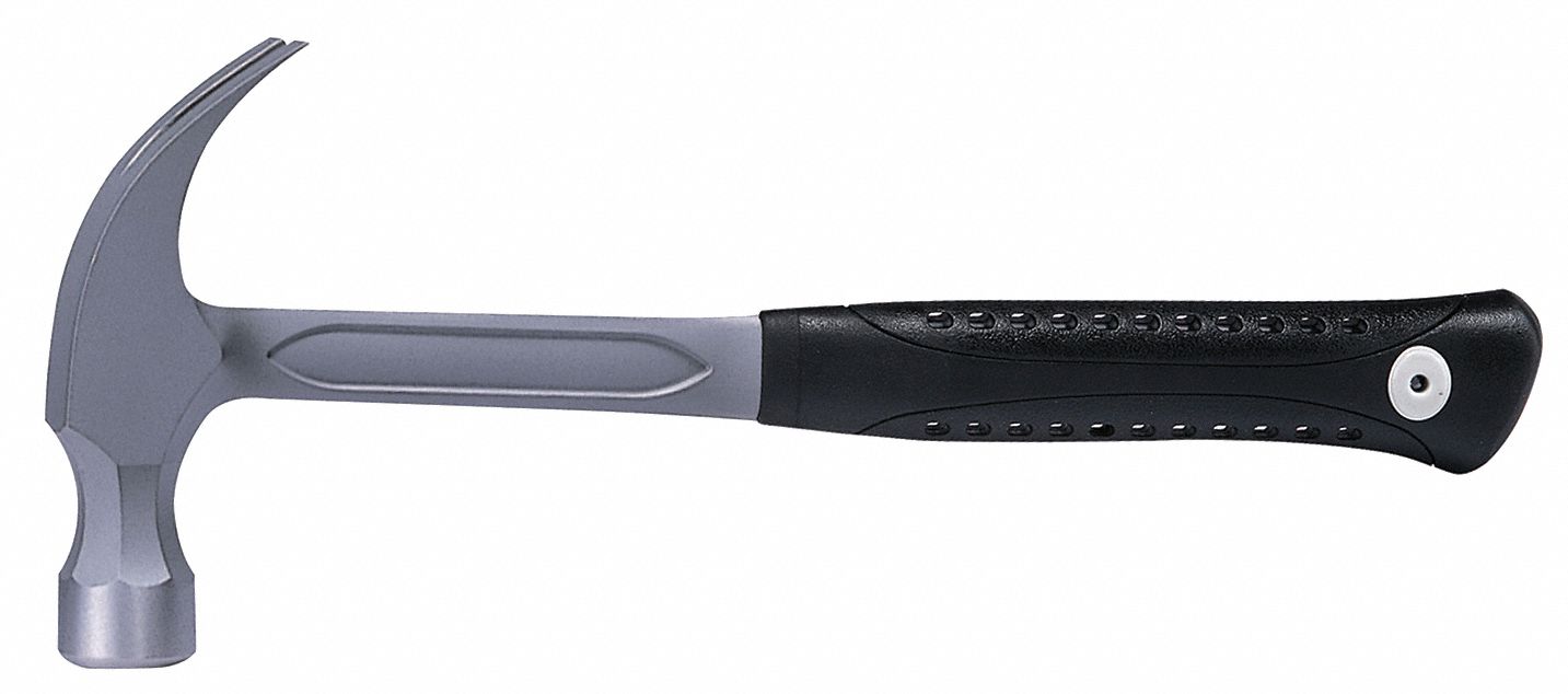 Curved-Claw Hammer Steel Smooth 16 Oz