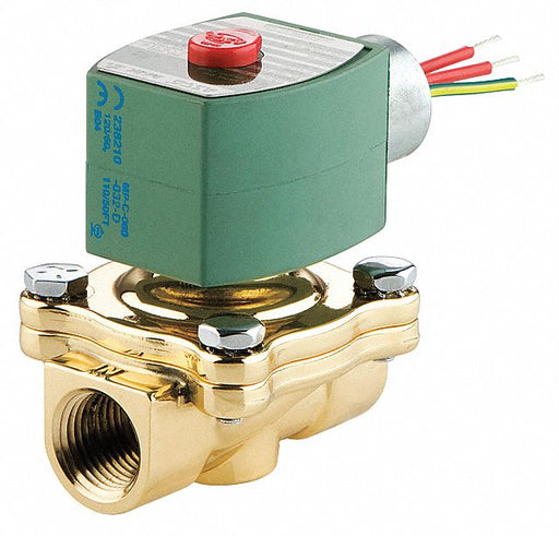 Solenoid Valve Brass NO Air Inert Gas