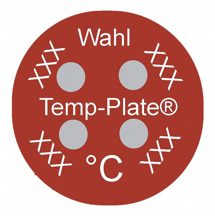 Temp Indicator Dot Red 10PK