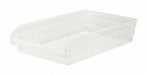 Shelf Bin Clear Polypropylene 4 in