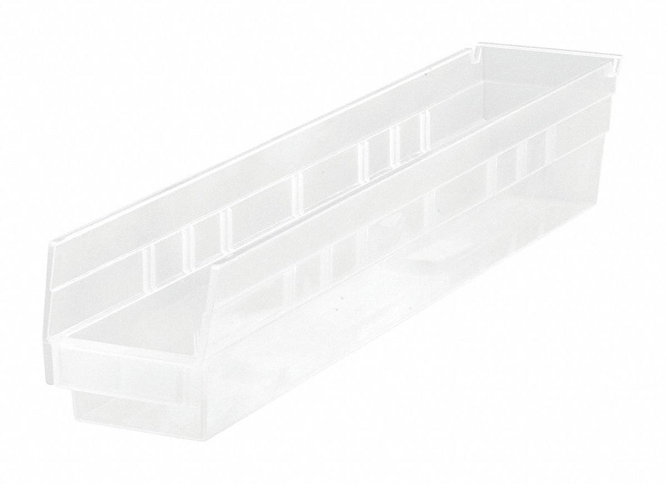 ShelfBin 23.625inL 4.125inW Plastic