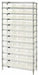 Bin Shlvng 18inx74inx36in Clear