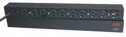 PDU 15A 10 Outlet 12 ft Black