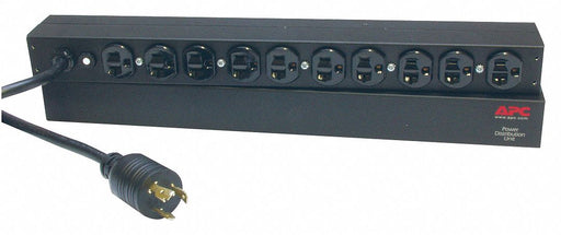 PDU 20A 10 Outlet 12 ft Black