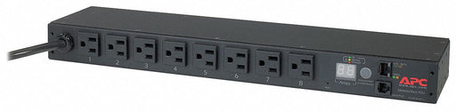PDU 15A 8 Outlet 12 ft Black
