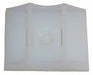 Cable Tie Mounting Pad 2 Way Natrl PK100
