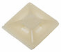 Cable Tie Mounting Pad 4 Way Natrl PK100