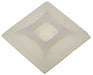 Cable Tie Mounting Pad 4 Way Natrl PK100