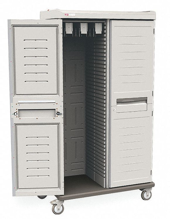 CatheterCab Taupe Polymr Mobile 0Shelves