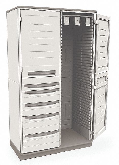 CatheterCab Polymr Stationary 3Shelves