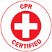 HardHatLabel Vinyl Circle White PK4