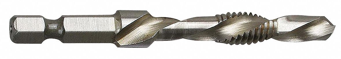 Drill/Tap/Countersink Bit 5/16-18x3-1/4L