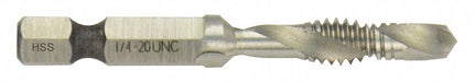 Drill/Tap/Countersink Bit 1/4-20x2-1/4 L