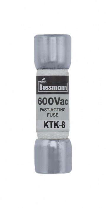Fuse 600VAC CYL 8A 1.5in Midget KTK
