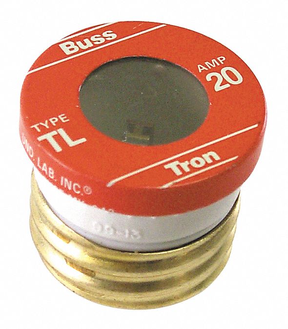 PlugFuse 125VAC 20A 10kA Non-IndTL PK4
