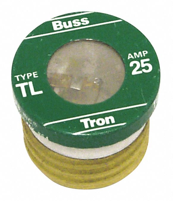 PlugFuse 125VAC 25A 10kA Non-Ind TL PK4