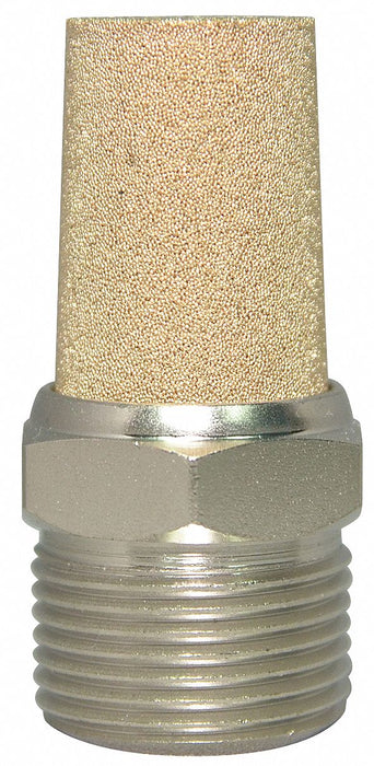 Muffler Exhaust 1 NPT 1-3/8 Hex