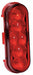 Stop/Turn/Tail Light Oval Red 6-3/8 L