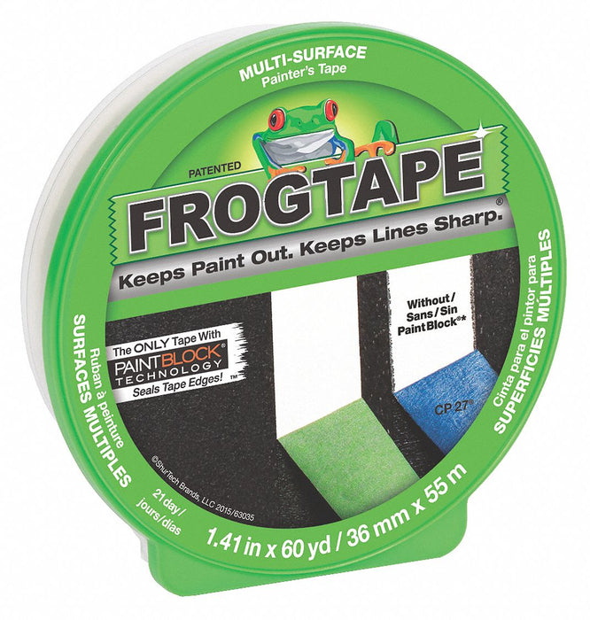 Masking Tape 1 7/16 W 60 yd L Green