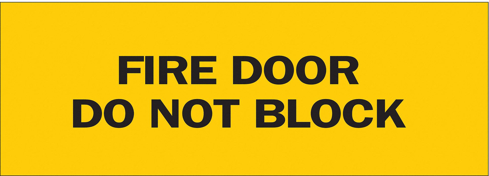 Sign 3 1/2 in x 5 in Polyester