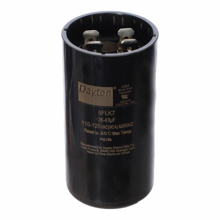 Motor Start Capacitor 36-43 MFD Round