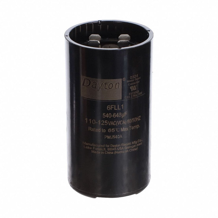 Motor Start Capacitor 540-648 MFD Round