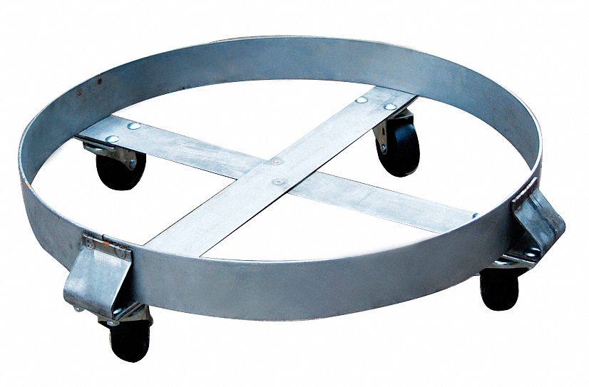 Drum Dolly 800 lb 6-1/2 In H 55 gal.