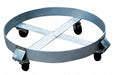 Drum Dolly 55 gal 24 in L Silver