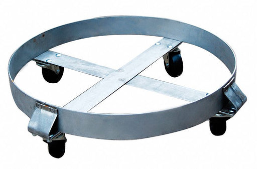 Drum Dolly 55 gal 24 in L Silver