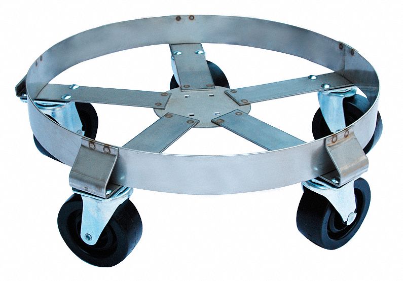 Drum Dolly 1100 lb 8-3/4 In H 55 gal.