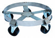Drum Dolly 55 gal 24 in L Silver