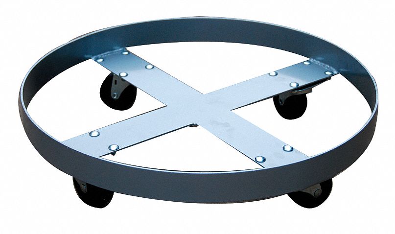 Drum Dolly 1400 lb 6-1/4 In H 55 gal.
