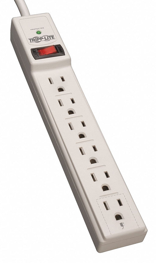 OutletStrip Gray 10-13/16in 6Outlets