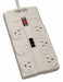 Datacom Surge Protector 8 Outlet White