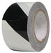 Floor Tape Black/White 2 inx108 ft Roll