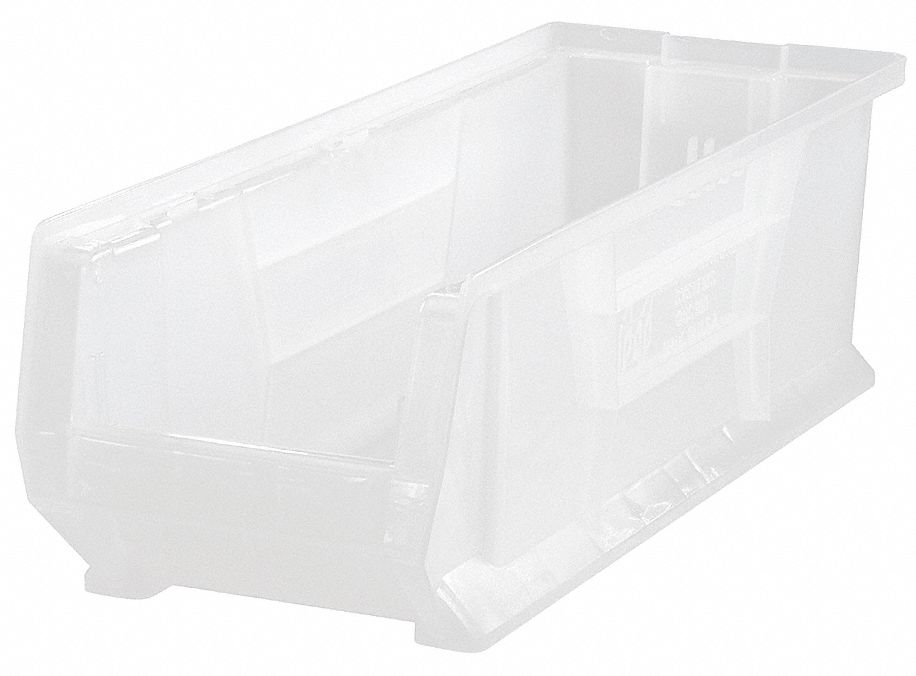 Bin Clear Polypropylene 7 in