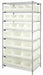 Bin Shlvng 24inx74inx36in Clear