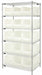 Bin Shlvng 24inx74inx36in Clear
