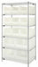 Bin Shlvng 24inx74inx36in Clear