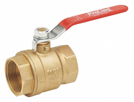 Manual 2-Way Ball Valve IPS Brass