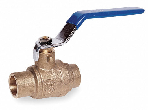 Manual 2-Way Ball Valve Sweat Brass