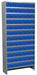 Enclosed Bin Shlvng 12x79x36in Blue