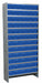 Enclosed Bin Shlvng 18x79x36in Blue