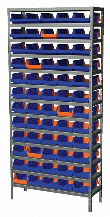 K6926 Bin Shlvng 12x79x36in Blue Orange