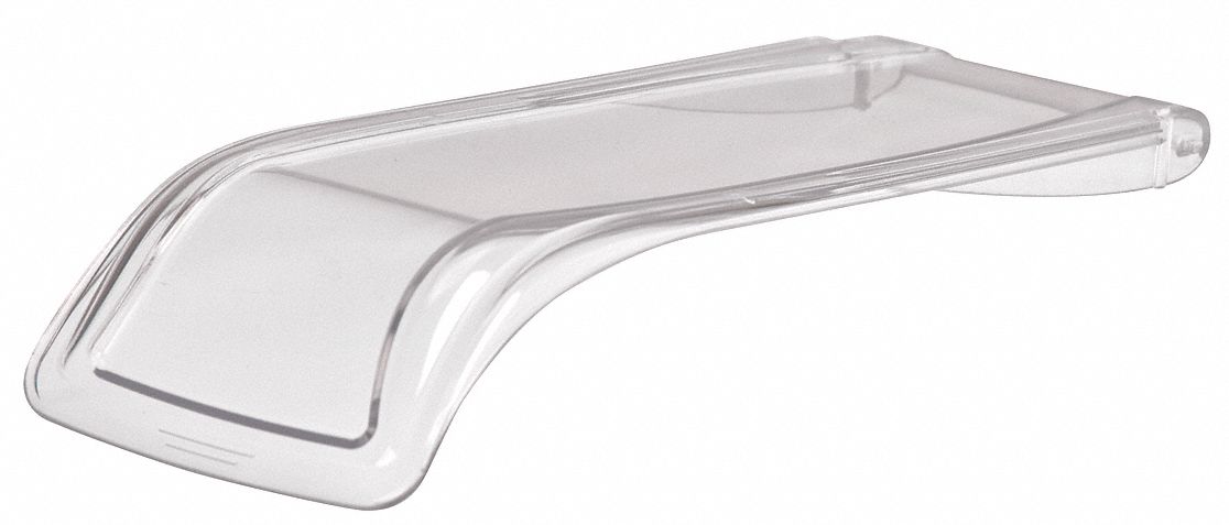 Lid 4.125 in W Plastic Clear