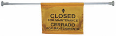 Door Barricade Sign 18inx13 3/4in Nylon
